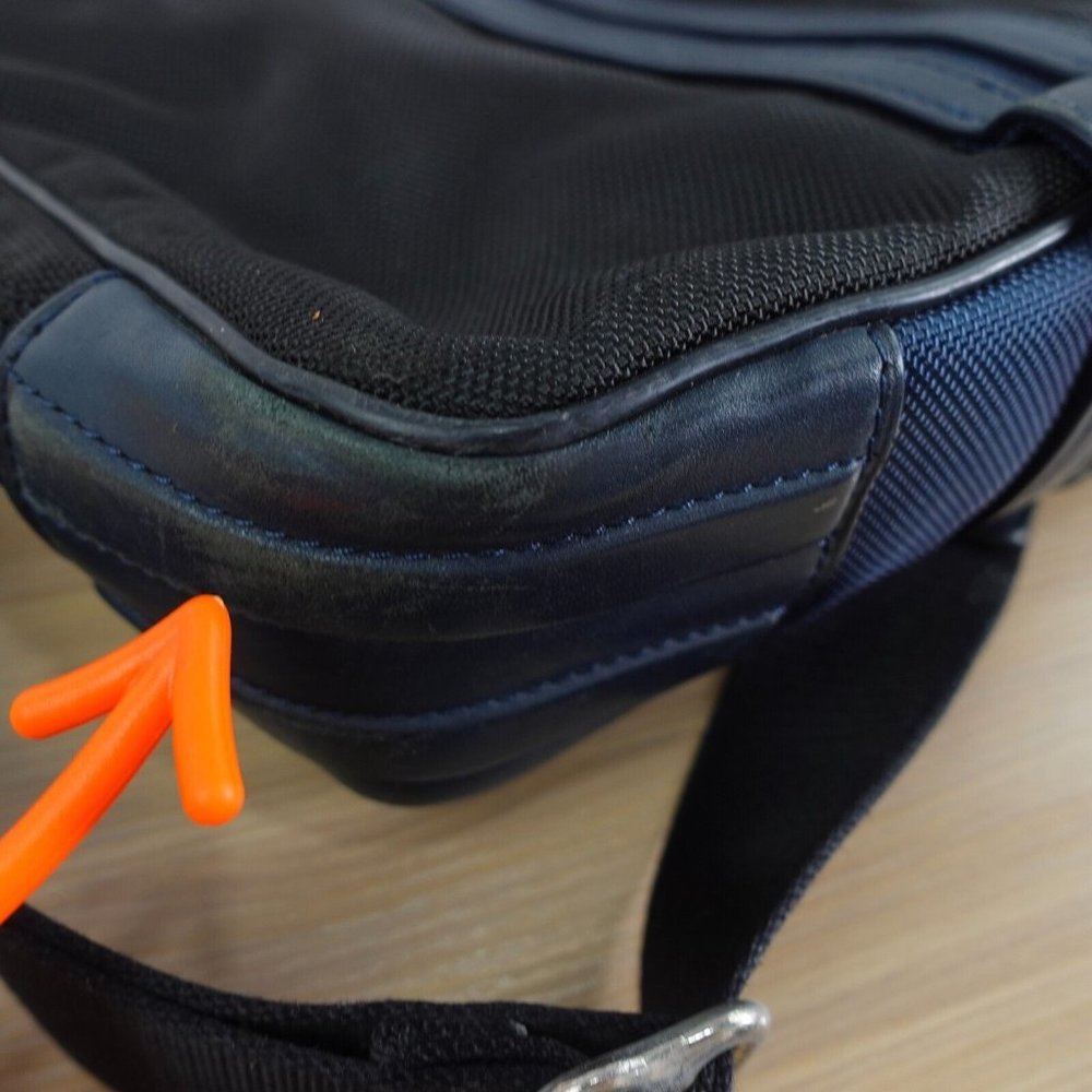 TUMI Bag Adult Black Briefcase Document Purse Japanese‎ Messenger Nylon Business - Picture 8 of 16